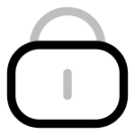 Lock Line SVG Icon